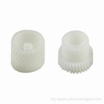 Plastic helical gears, big or small module, customized designs are accepted